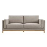 Picture of 81 inch Fabric Sofa in Ivory, Mist and Pewter Roscoe