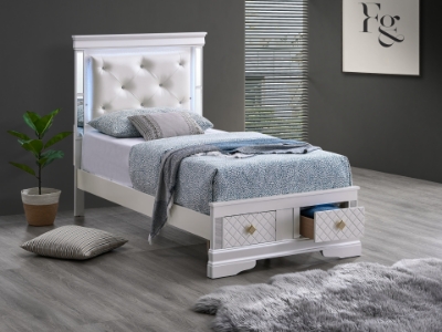 Show details for Twin Bed with Drawer Picture of Twin Bed with Drawer