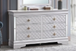 Picture of Six Drawer Dresser and Mirror