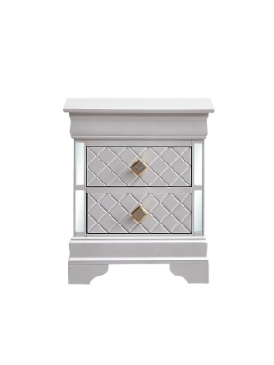 Show details for Two Drawer Night Stand Picture of Two Drawer Night Stand