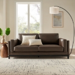 Picture of Leather Sofa, Loveseat and Chair in Toast and Espresso