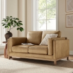 Picture of Leather Sofa, Loveseat and Chair in Toast and Espresso