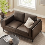 Picture of Leather Sofa, Loveseat and Chair in Toast and Espresso