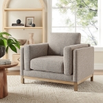 Picture of Fabric Sofa, Loveseat and Chair in Toast and Espresso