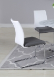 Picture of White/Gray PU Finish PU Finish Chair