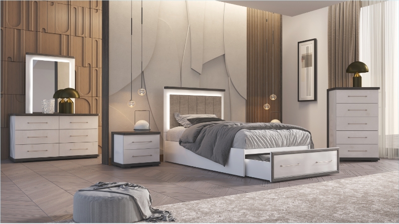 Picture of 48" Bed - 6 Pcs Bedroom sets