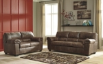 Picture of BONDED LEATHER  STATIONARY SOFAS