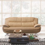 Picture of Genuine leather stationary sofas