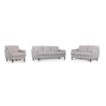 Picture of Genuine leather stationary sofas