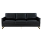 Picture of Gold Frame Leather Full Size Sofa