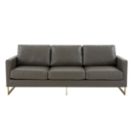 Picture of Gold Frame Leather Full Size Sofa