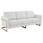 Picture of Gold Frame Leather Full Size Sofa