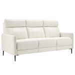 Picture of Top Grain Genuine Leather Sofa in White