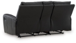 Picture of Genuine Leather Reclining Loveseat w/Console