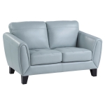 Picture of Genuine leather Aqua Loveseat