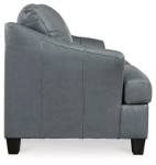 Picture of Genuine Leather Coconut Grey Loveseat