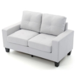 Picture of Faux Leather Loveseat