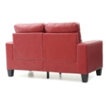 Picture of Faux Leather Loveseat