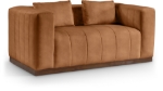 Picture of Leather Upholstered Loveseat