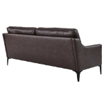 Picture of Genuine Leather Brown Sofa