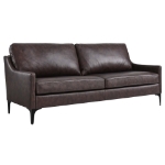 Picture of Genuine Leather Brown Sofa