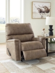 Picture of Dark Brown or Taupe Leather Recliner
