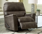 Picture of Dark Brown or Taupe Leather Recliner