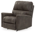 Picture of Dark Brown or Taupe Leather Recliner
