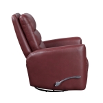 Picture of Leather Swivel Glider Reclining Chair