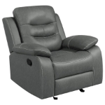 Picture of Arm Reclining Dark Grey Glider Chair
