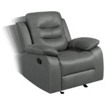Picture of Glider Recliner Chair in Grey