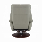 Picture of Leather Motion Accent Chair W/Swivel And Ottoman