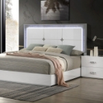 Picture of White UV High-gloss Finish Full Bed