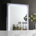 Picture of White UV High-gloss Finish Dresser and Mirror