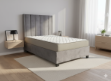 Picture of Grey Velvet platform bed