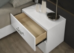 Picture of White UV High-gloss Finish Nightstand