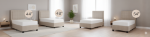 Picture of 39", 44", 48" and 54" Beige Microfiber Platform Bed