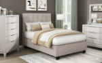 Picture of 39", 44", 48" and 54" Beige Microfiber Platform Bed