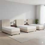 Picture of Light Beige Chenille Fabric
