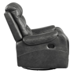 Picture of Leather Swivel Glider Reclining Chair