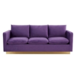 Picture of Velvet Sofa with Gold Frame