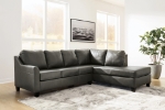 Picture of Genuine Leather 2-Piece Sectional with Chaise