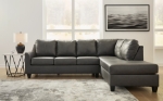 Picture of Genuine Leather 2-Piece Sectional with Chaise