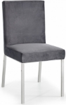 Picture of Rich Chrome Stainless Steel Velvet Dining Chair