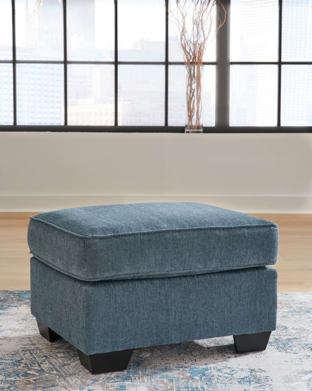 Picture of Dark Blue Ottoman