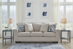 Picture of Beige or Dark Blue Sofa, Loveseat and Chair