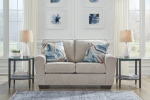 Picture of Beige or Dark Blue Sofa, Loveseat and Chair