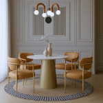 Picture of Leather Upholstered Dining Chair