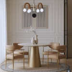 Picture of Leather Upholstered Dining Chair