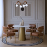 Picture of Leather Upholstered Dining Chair